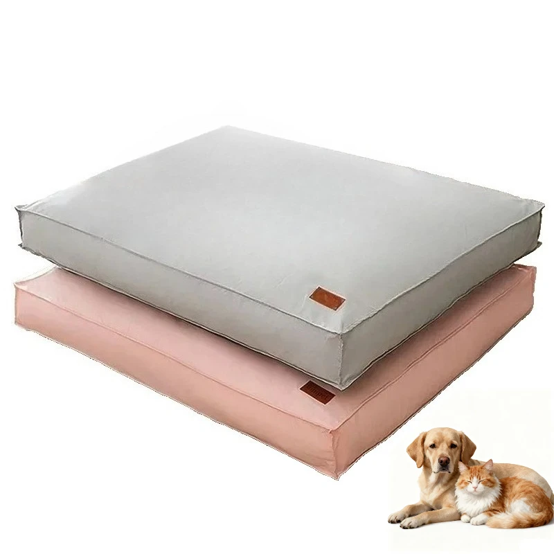 

All-season Dog Bed – Soft Waterproof Pet Sleeping Mat, Non-Slip Detachable Kennel Nest for Small & Medium Dogs and Cats