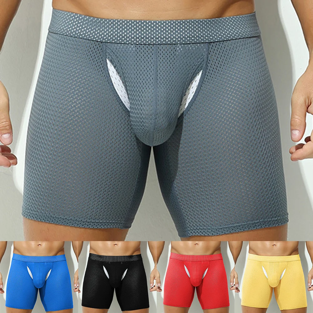 Sports Activities S XL Low Waist Underwear Mens Sexy Pouch Underpants Breathable Mesh Underpants 88 Polyamide, 12 Spandex