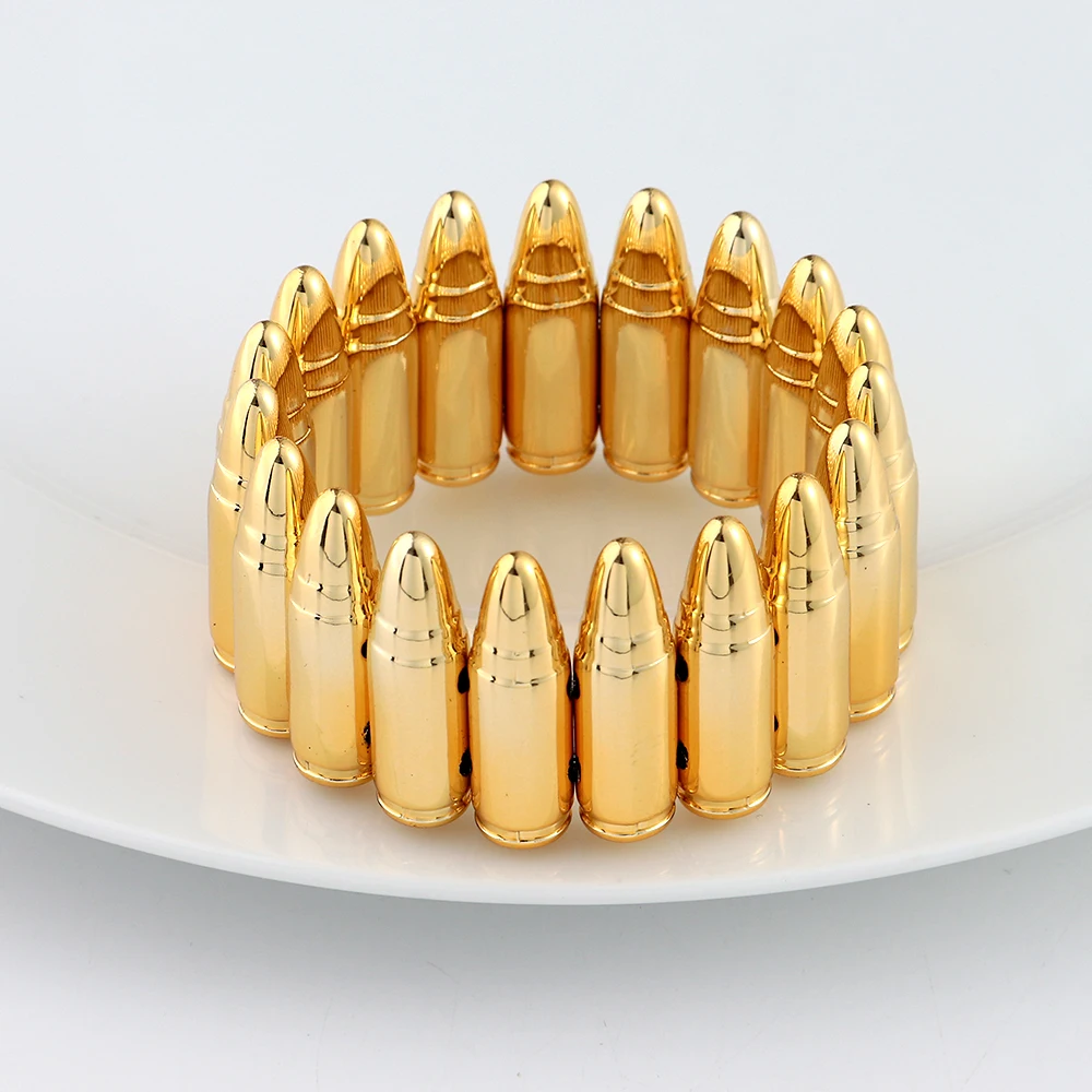 Kreative Acryl-Armbänder mit breiten, kugelförmigen Perlen, elastische Perlenarmbänder für Damen, extravaganter Schmuck, Geschenke – Detail 8
