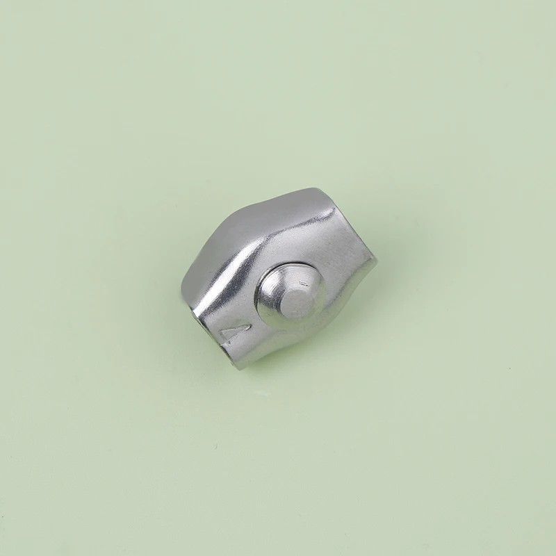 5pcs กันน้ําสแตนเลสสตีลเชือกลวดคลิปเดี่ยว Grips สาย Clamps Chuck ล็อค M2-M6 สายฮาร์ดแวร์ Fastener