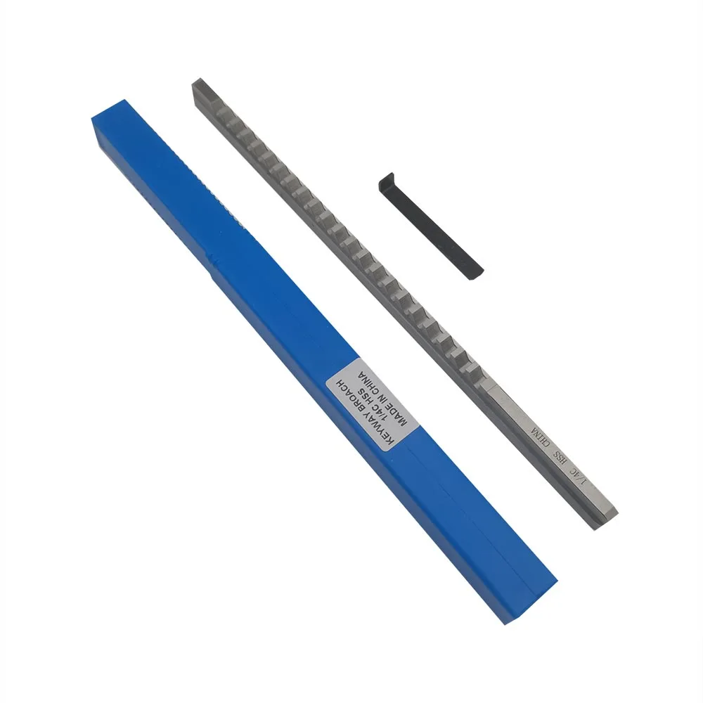 JHZ forPush-Type Keyway Broach 1/4 C Metric Size Broaches Broaching Tools for CNC Router Tool for CNC Router Metalworking