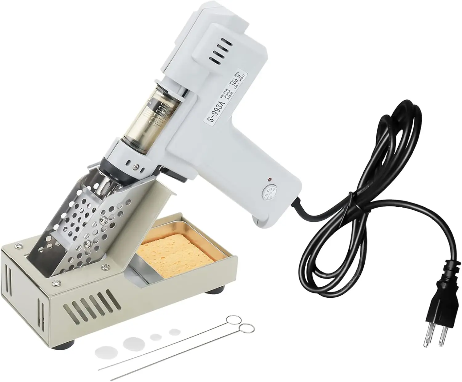 110/220V Tin Suction 100W S-933A Electric Single Suction Pump Vacuum Pump Tin Suction Tin Suction Gun Soldering Iron