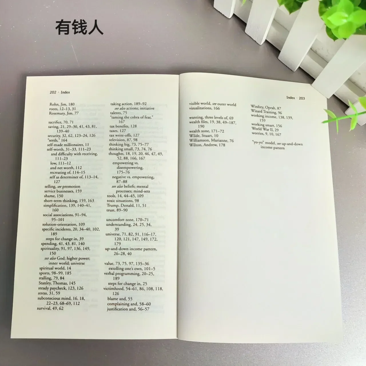 Rich people have different thoughts than you. English version