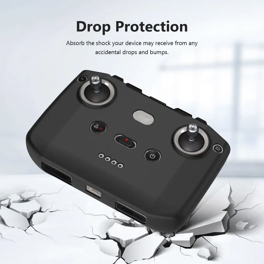 Shookproof Drone Remote Control Case Anti-bump Dust-proof Protective Cover Silicone Waterproof for DJI RC-N1/2/3