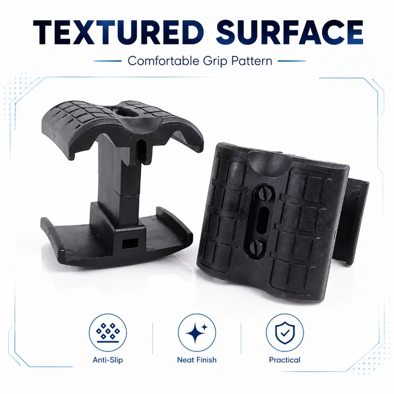 Multi‑Color 8CM Plastic Dual‑Fixing Stand, Rugged Outer Shell Practical Model Building Fitting