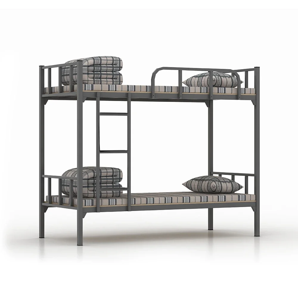 Modern Design School Furniture Dormitory Metal Bunk Bed with Customized Style Time Packing