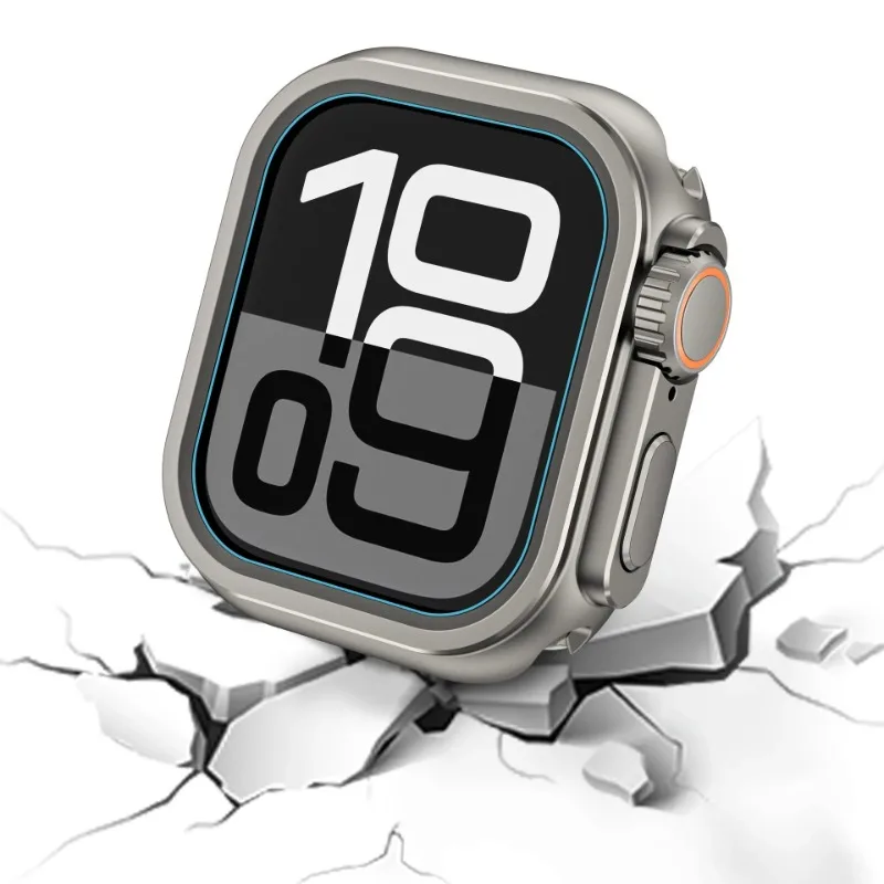 Metal Bumper Case For Apple Watch 46mm 45mm 44mm Protector Frame Cover For iWatch Series 10 9 8 7 6 5 SE Change To Ultra 2 49mm