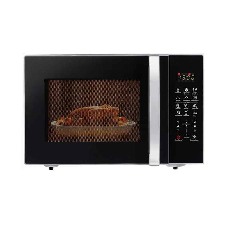 Black Finish Stainless Steel Cavity Easy Clean Express Cooking  Microwave Oven