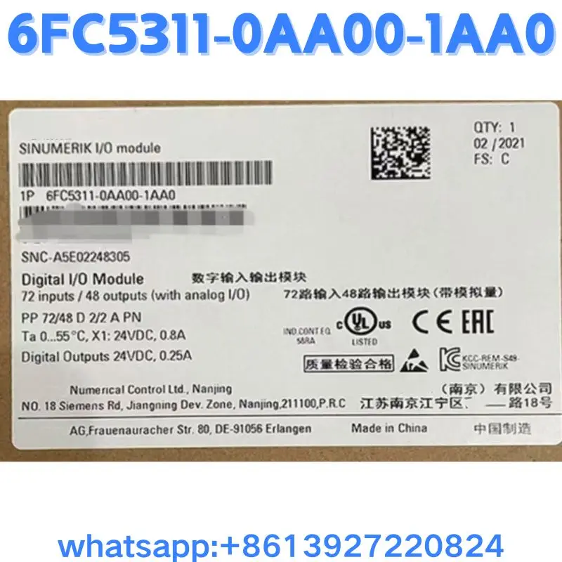 Brand New Module 6FC5311-0AA00-1AA0 Original and Genuine Fast Shipping