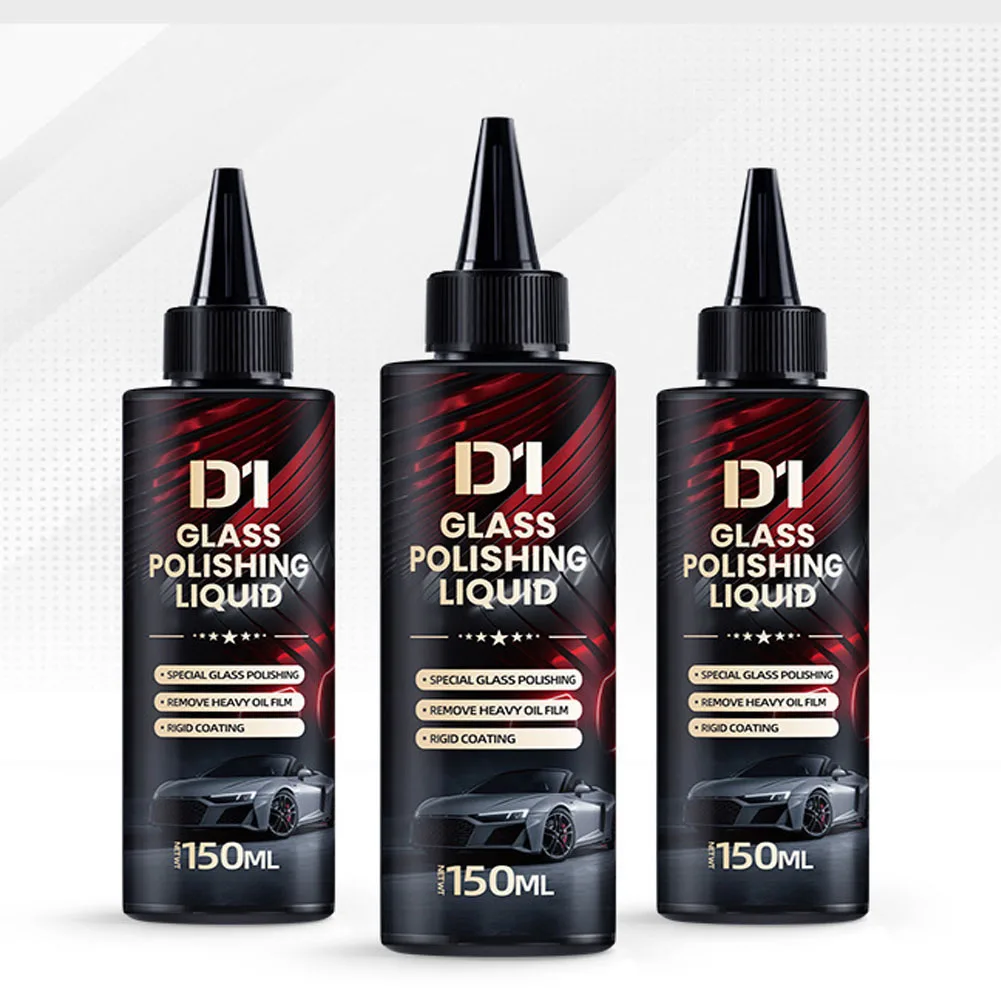 1/3Sets Auto Glass Polishing Essence Removes Oil Film Coating Water Stains Minor Scratches Repair Without Marks