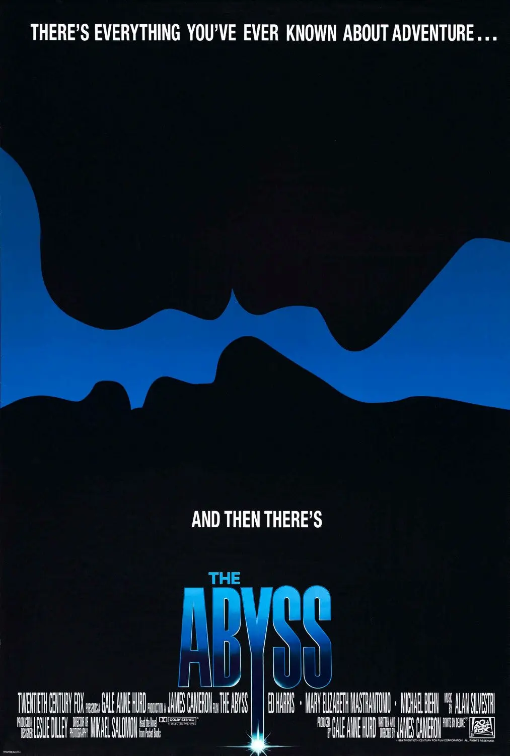 Movie The Abyss (1989) Silk Poster Home Decorative Wall Painting