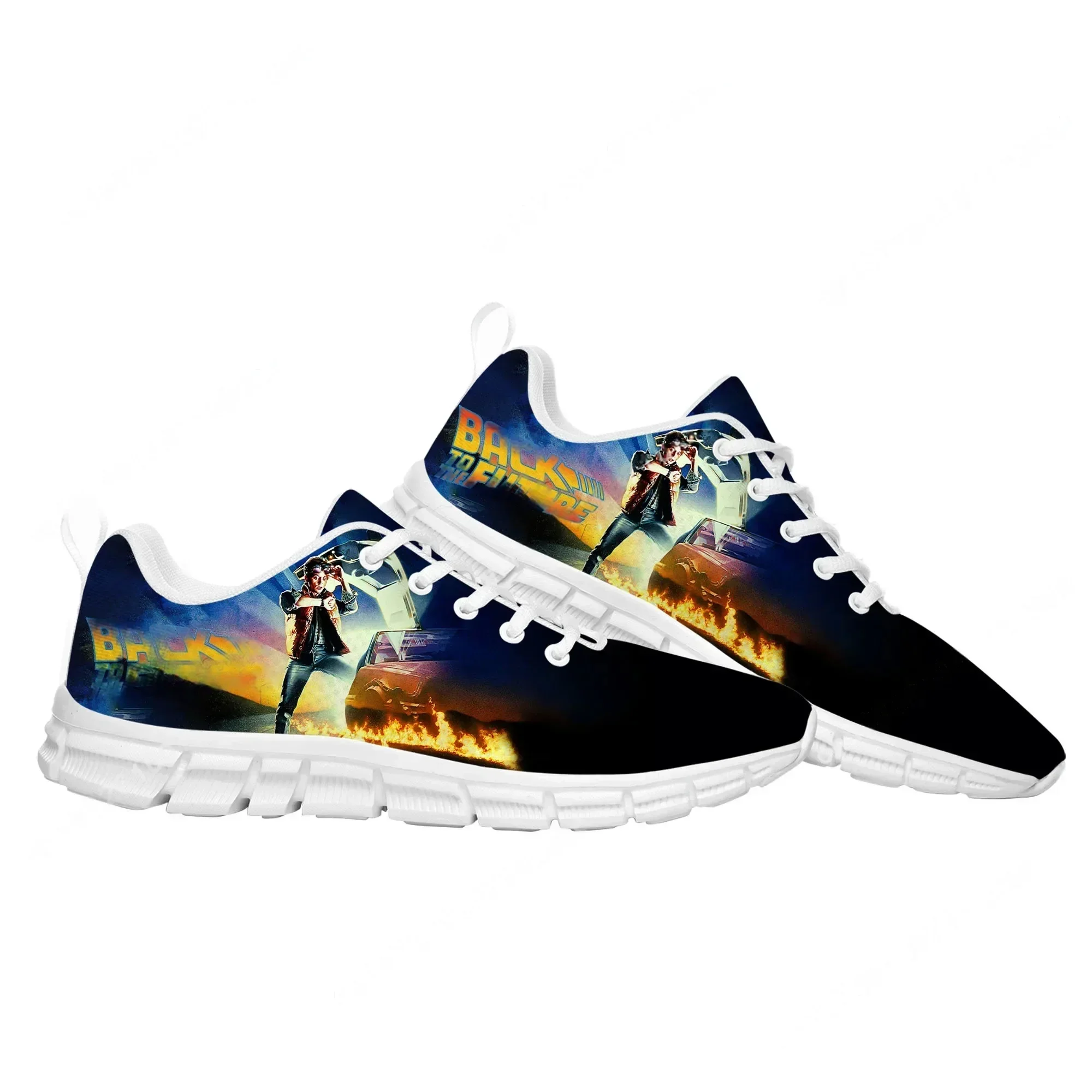Back To The Future Delorean Sports Shoes Mens Womens Sneakers Parent Sneaker Customize Shoe