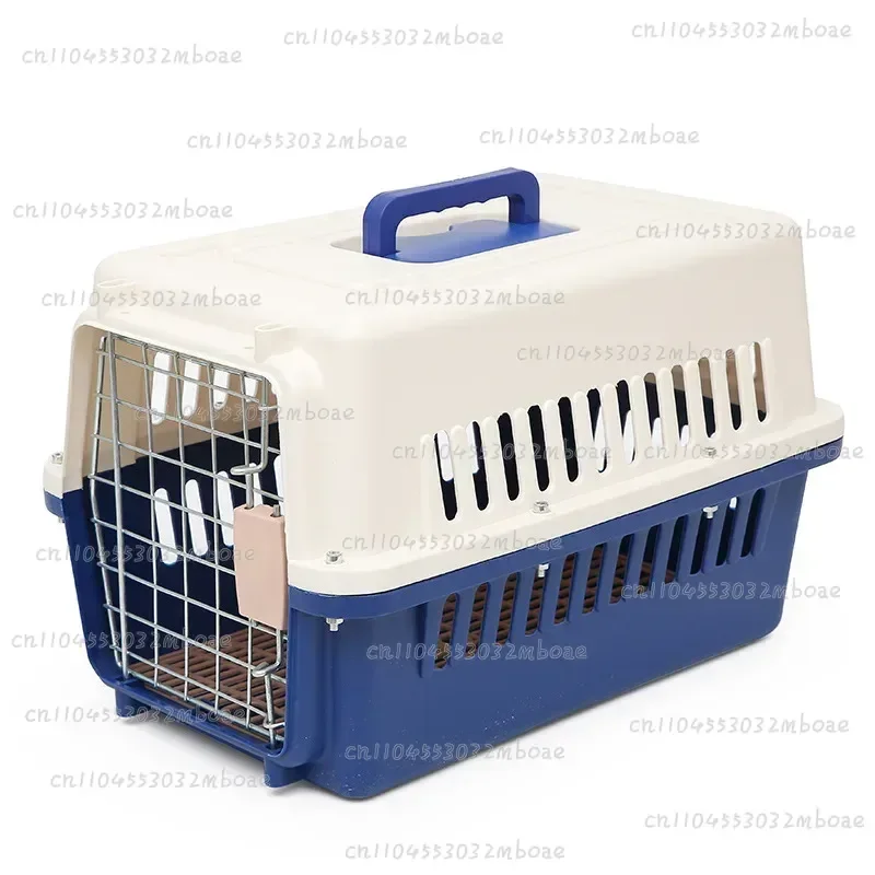 Outdoor Large Plastic Cat CageLarge Airline Pet CageCat Shipping Box Portable Pet Supplies