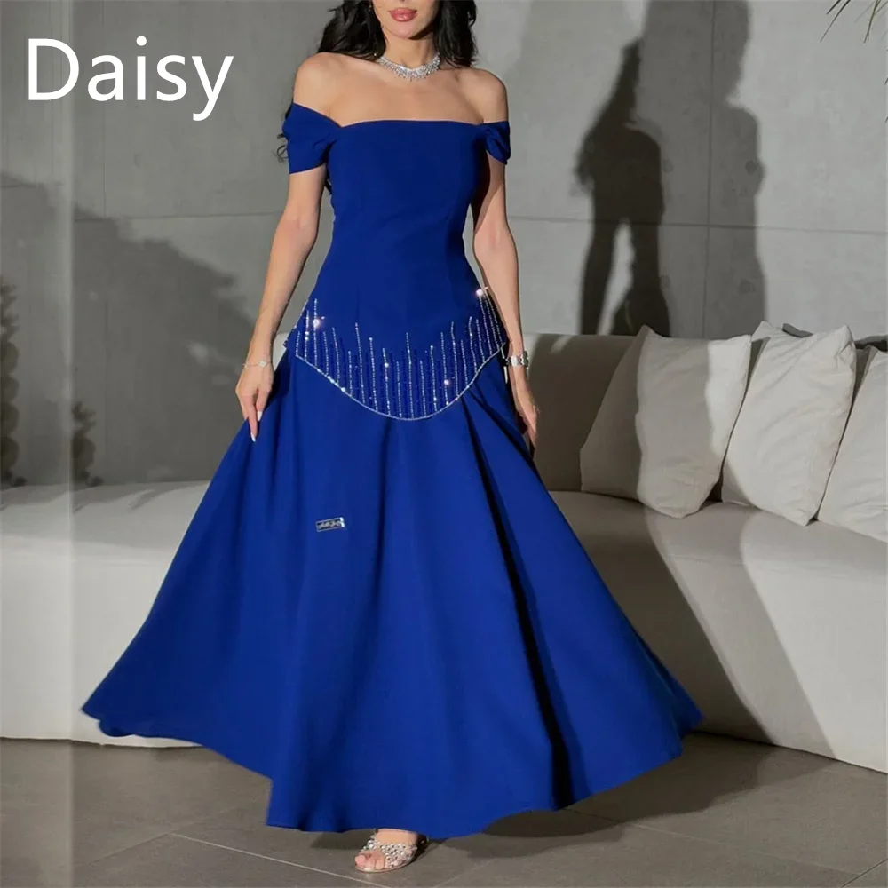 Lantejoulas sem alças vestido de baile comprimento do tornozelo plissado clássico vestido de noite fora do ombro sereia elegante personalizado novo 2025