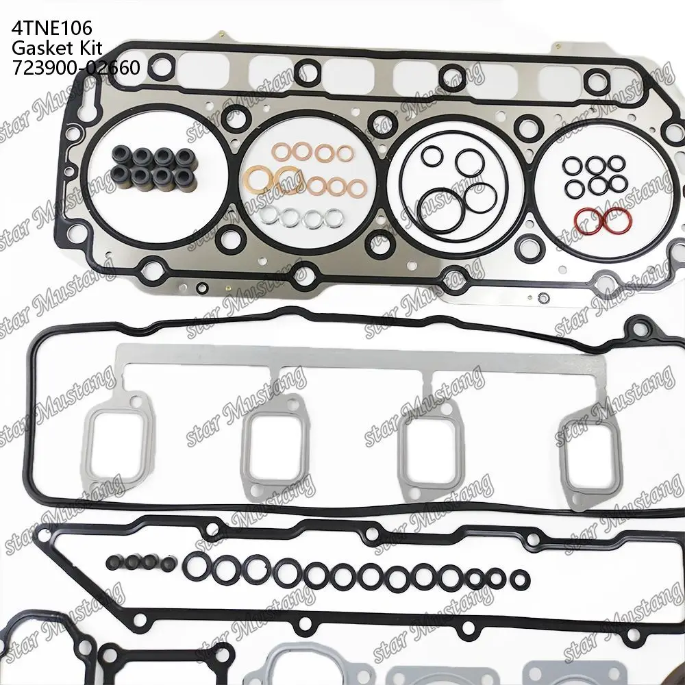 4TNE106 Engine Gasket Kit 723900-02660 Suitable For Yanmar Engine Parts