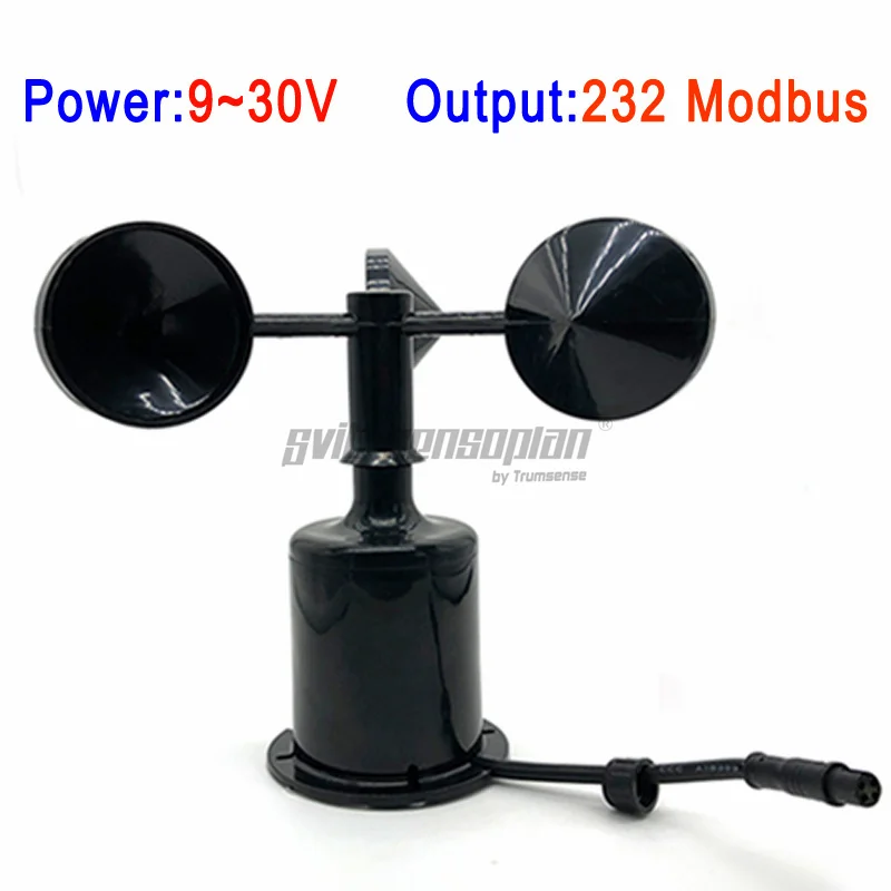 

Wind Speed Sensor 9 to 30V Power RS232 Output with Polycarbon Material Used For Weather Station