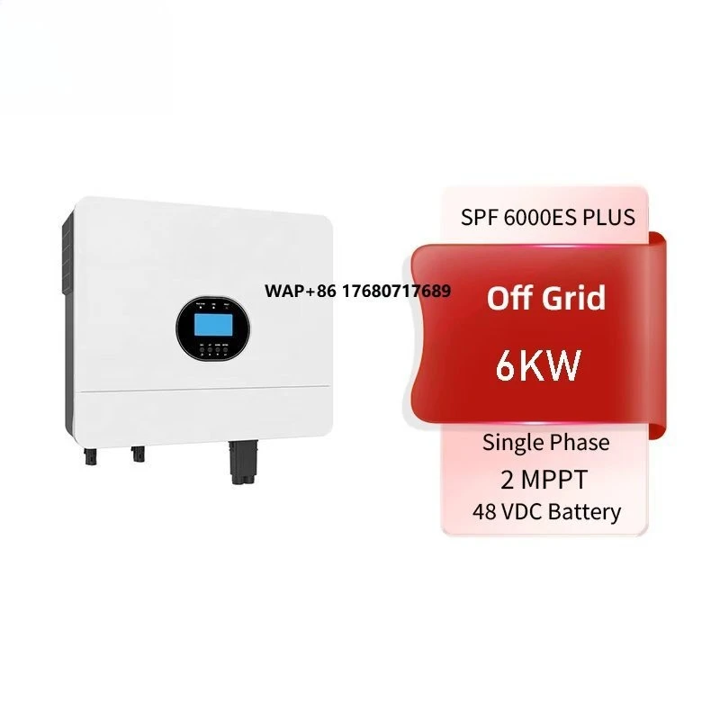 

In Stock Growatt Spf6000es Plus Mppt Solar Hybrid Inverter Price 5kw 6kw off Grid Solar Inverters