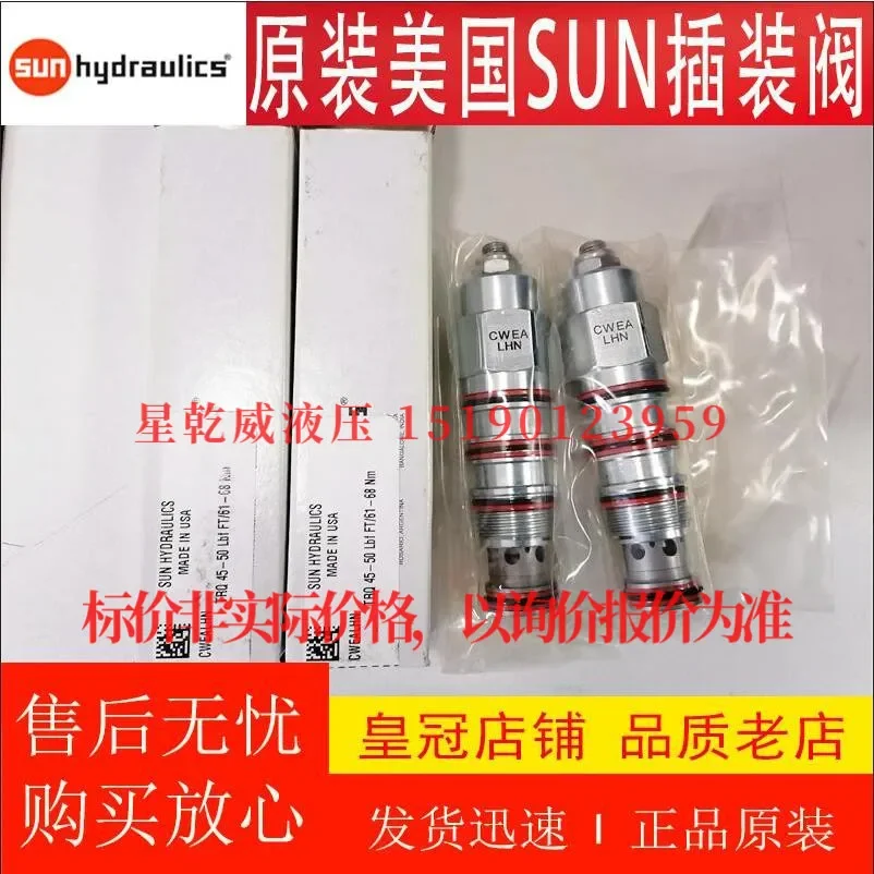 CWCA-LHN, CWEA-LHN, CWGA-LHN, CWIA-LHN CWCG-LGN Counterbalance Valve SUN