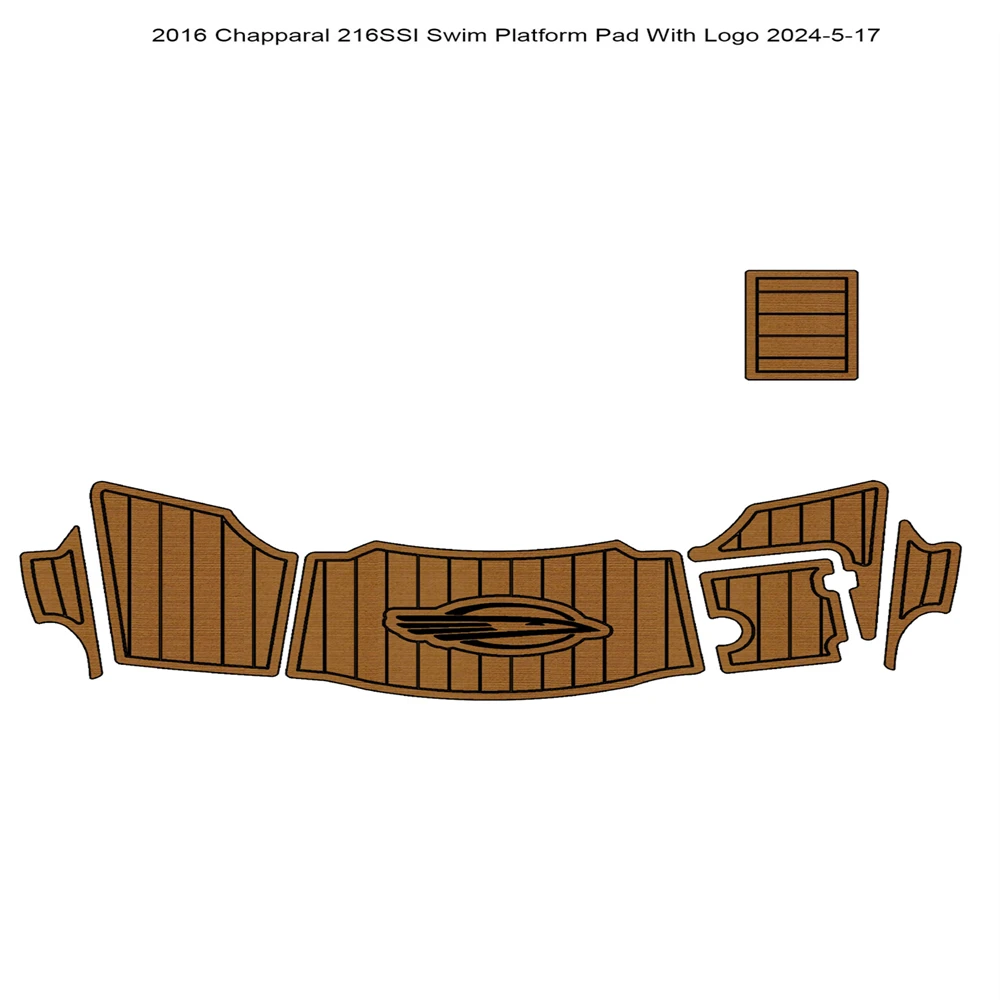 2016 Chaparral 216 SSI Swim Platform Boat EVA Foam Teak Deck Floor Pad Mat SeaDek MarineMat Gatorstep Style Self Adhesive