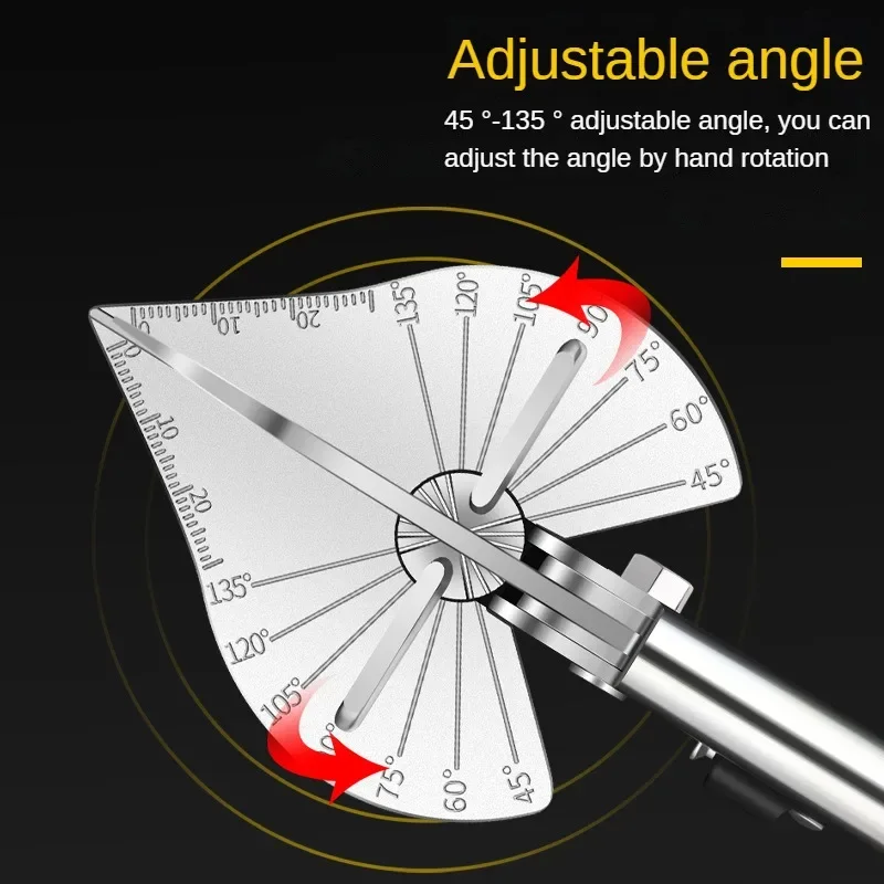 Multi Angle Miter Shear Cutter Adjustable 45-135 Degree Scissors with Blades Hand Cutting Tools For Miter Jobs and DIY Projects