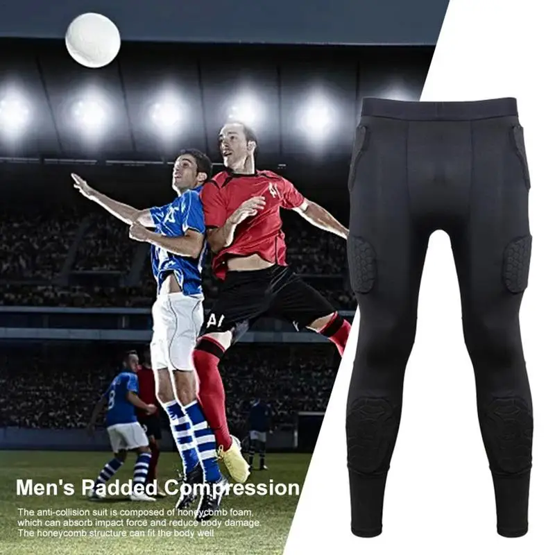 

Damping Football Soccer Goalkeeper Training Pants Goalie Jerseys Kit Clothing Knee Elbow Padded All-round Alveolate Protector