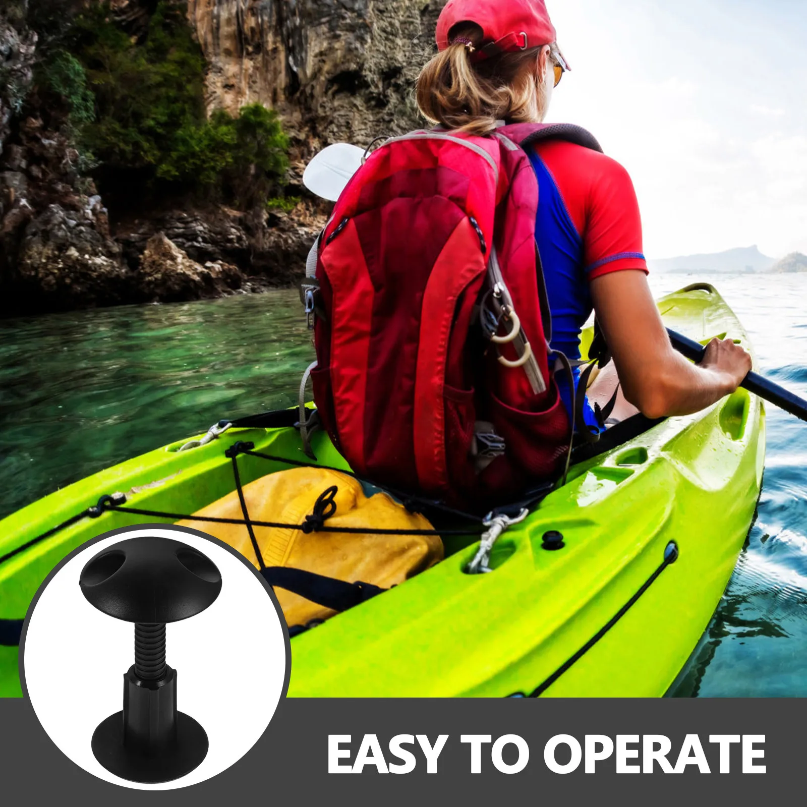 2 قطعة مقود لوح التزلج المكونات الأسود لينة مجلس ملحق دائم البلاستيك البناء جولة رئيس مرفق آمن تصفح #6