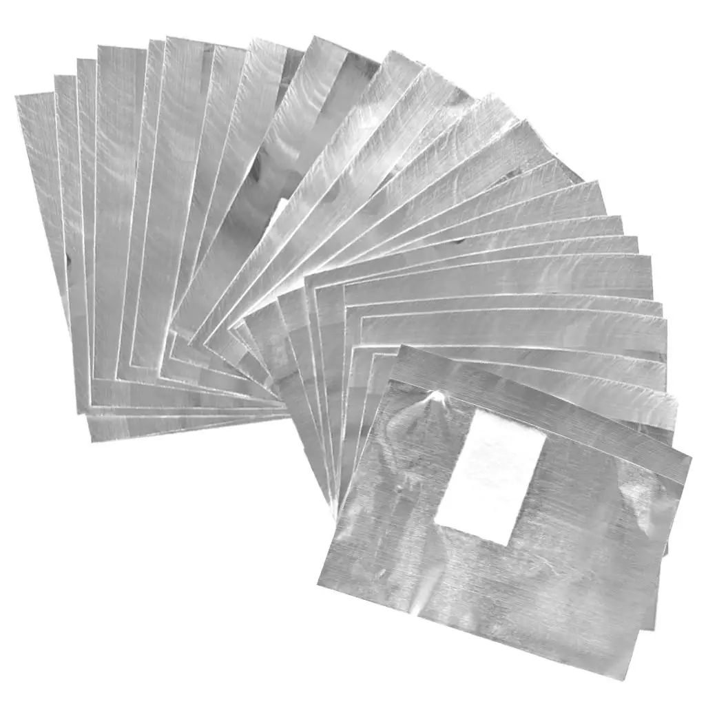 

Nail Polish Remover Foil Wraps Gel Soak Off Cotton Pads 2.5x3.5 Inch 600 Count