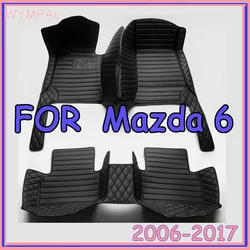 Car Floor Mats For Mazda 6 2006 2007 2008 2009 2010 2011 2012 2013 2014 2015 2016 2017 Auto Foot Pads Interior Accessories