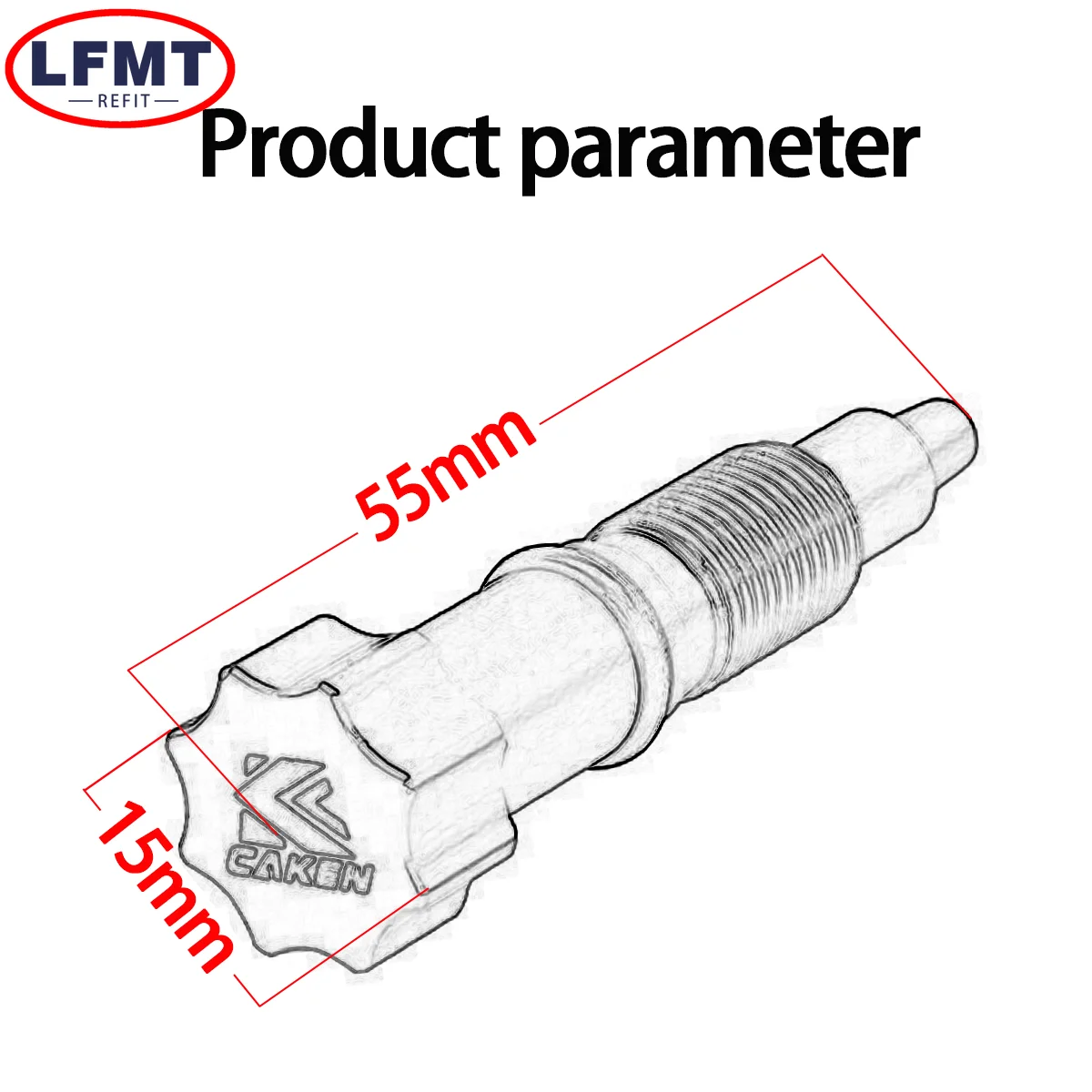 Tornillo de mezcla de acelerador CNC para carburador de motocicleta, accesorio para KTM EXC250, EXC300, Husqvarna, TC250, TC300, GAS, EC300, 2020, 2021, 2022, 2023