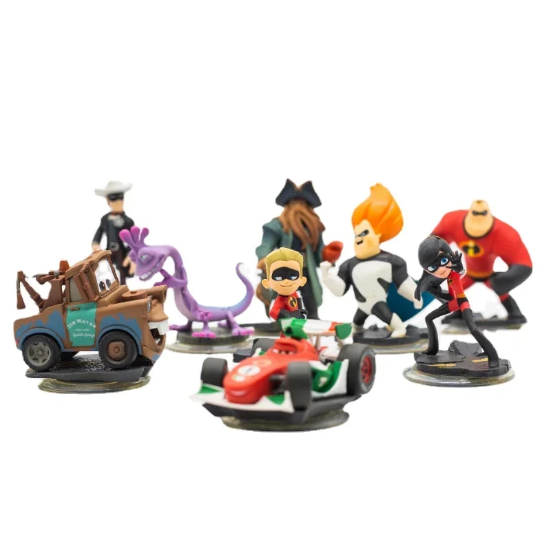 Disney Infinity Game Characters Davy Jones Figure with Chips Pirates Caribbean Collection The Incredibles Cars Lone Ranger Toy