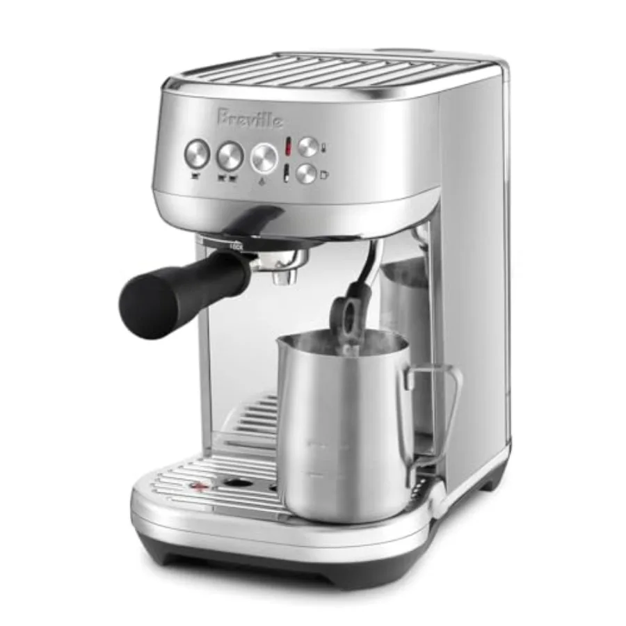 

Кофемашина Bambino Plus BES500BSS из матовой нержавеющей стали для домашнего использования баристами, прочная конструкция из нержавеющей стали с элегантным дизайном