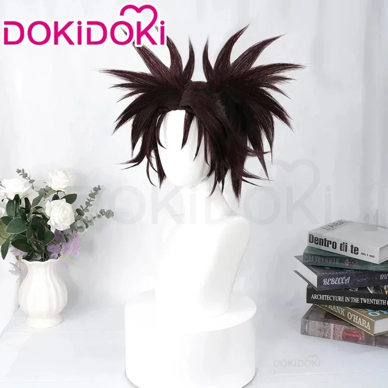 

LQAnime Chosoo парик косплей Высококачественный парик DOKIDOKI мужские 35 см каштановые волосы Choso косплей термостойкий парик шапочка