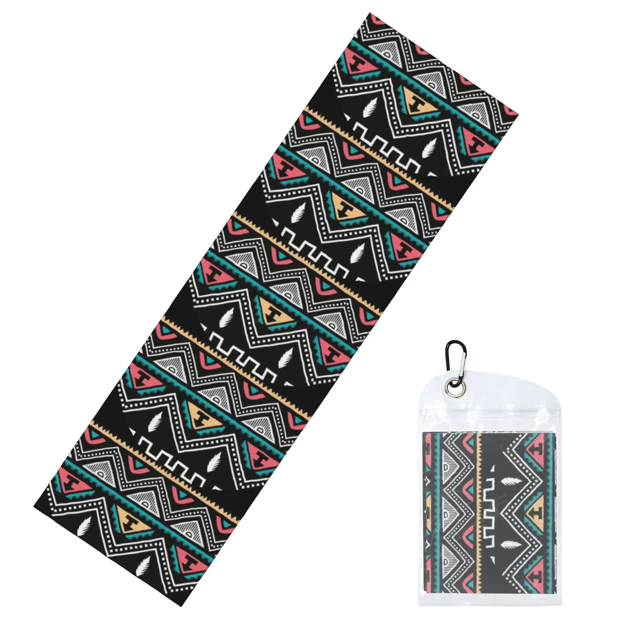 Morocco Culture Style Tifinagh Amazigh Cold Exercise Towel   Super Soft Breathable Instant Cooling Towel  Beach Towels
