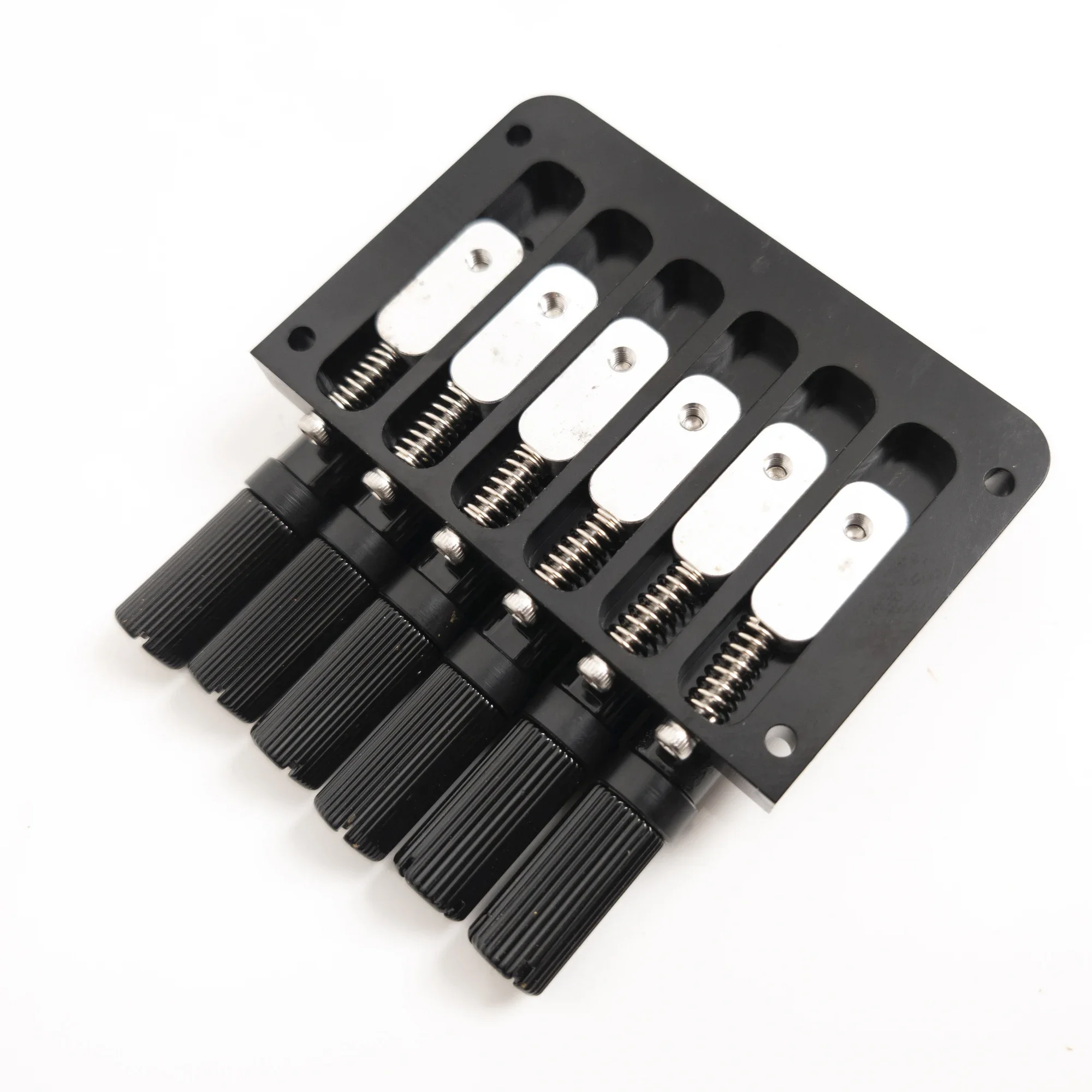 

6 String Retro Style Headless Guitar Bridge High Hardness Metal Copper Easel for Guitarists