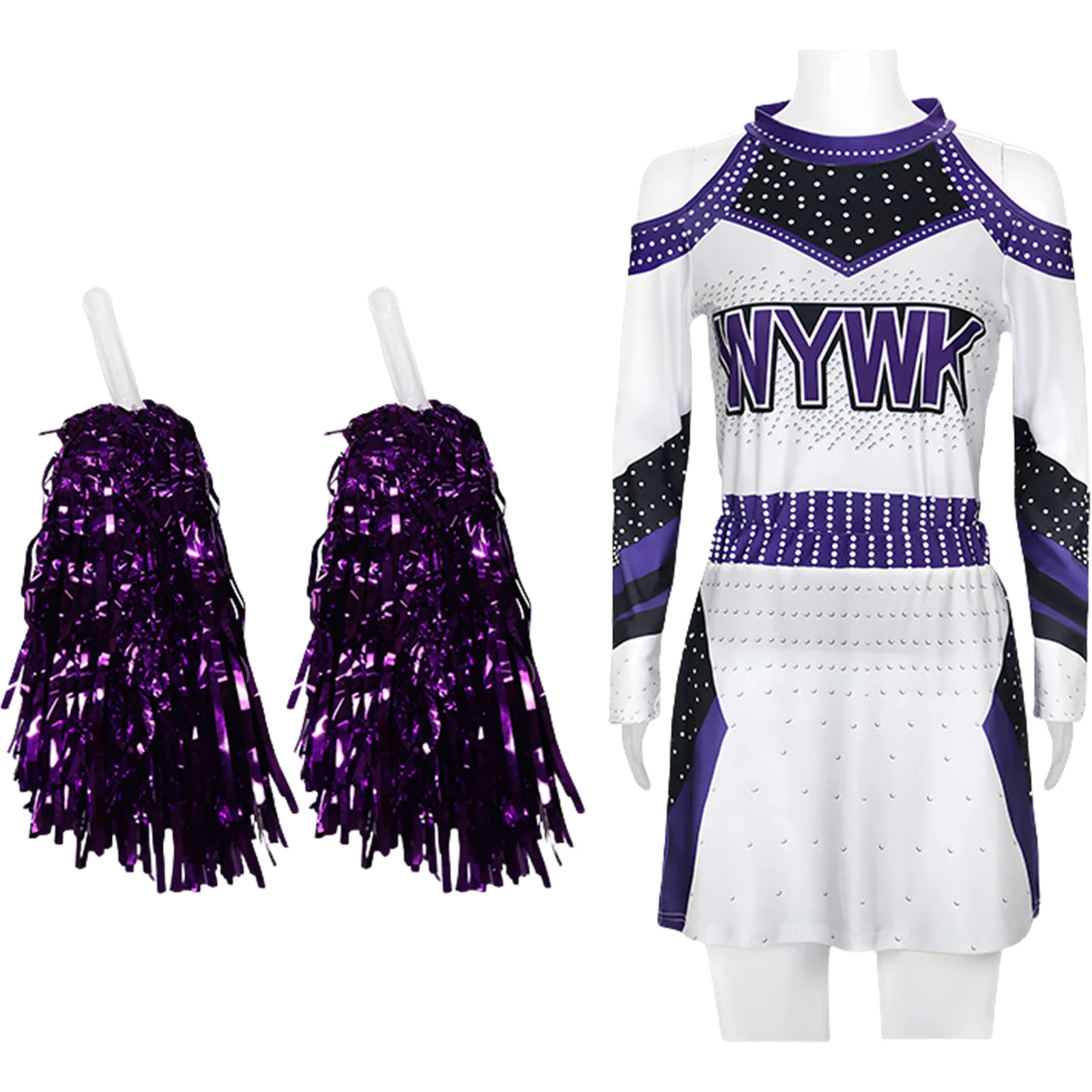 

Костюмы для черлидинга, юбка для соревнований по бодибилдингу, укороченный топ с принтом и плиссированной юбкой, 2 шт., цветочные шары