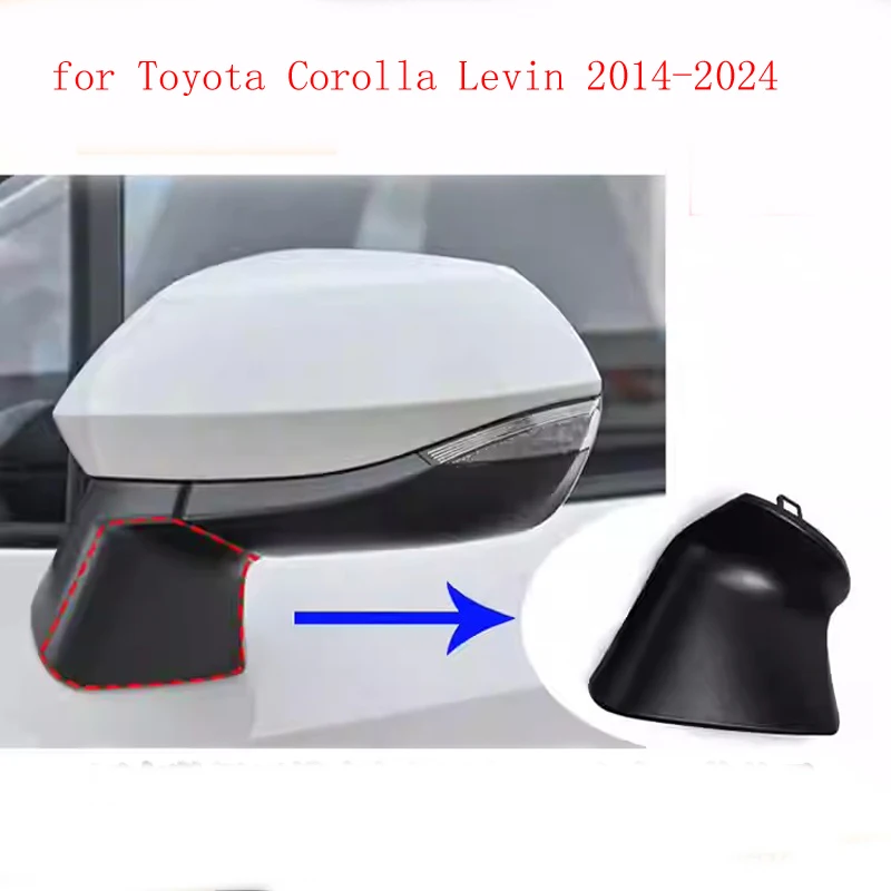 

For Toyota Corolla Levin 2014-2024 left and right rearview mirrors, rearview mirror triangular base, small cover plate