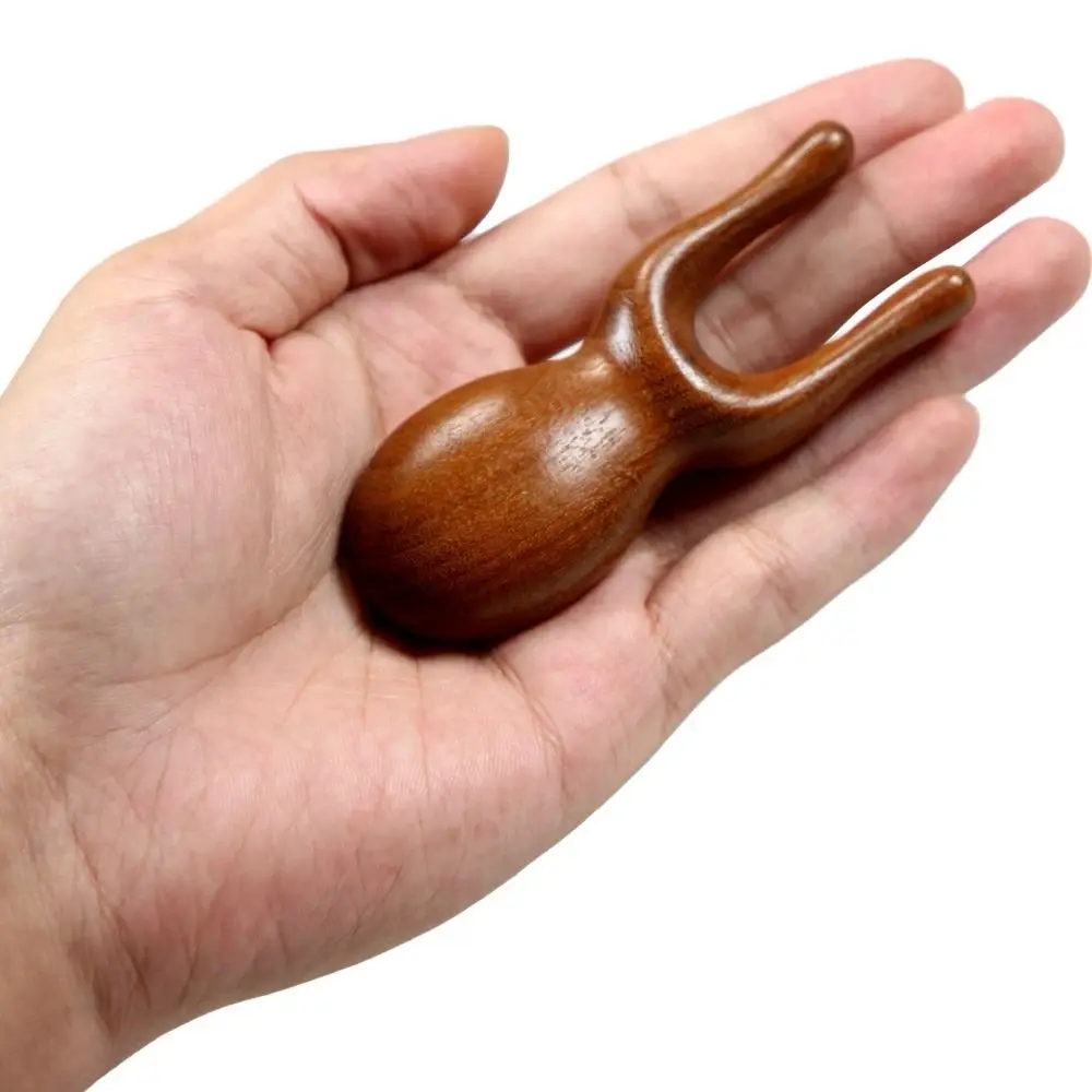 Sandalwood Massage Comb Facial Lifting Portable Nose Massager Promote Blood Circulation Relieve Fatigue Facial Massage Tools
