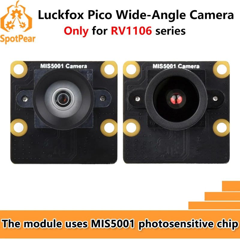 Luckfox Pico Camera MIS5001 5MP wide-angle lenses‌ For RV1106/Pro/MAX/Ultra (Not For RV1103 Pico)