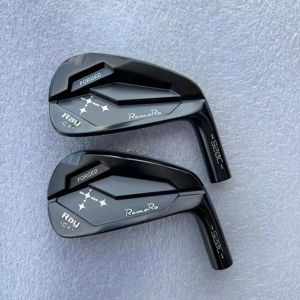 Men golf iron Original CNC FORGED iron black RomaRo Ray CX-FORGED irons set ( 4 5 6 7 8 9 P )steel shaft golf clubs