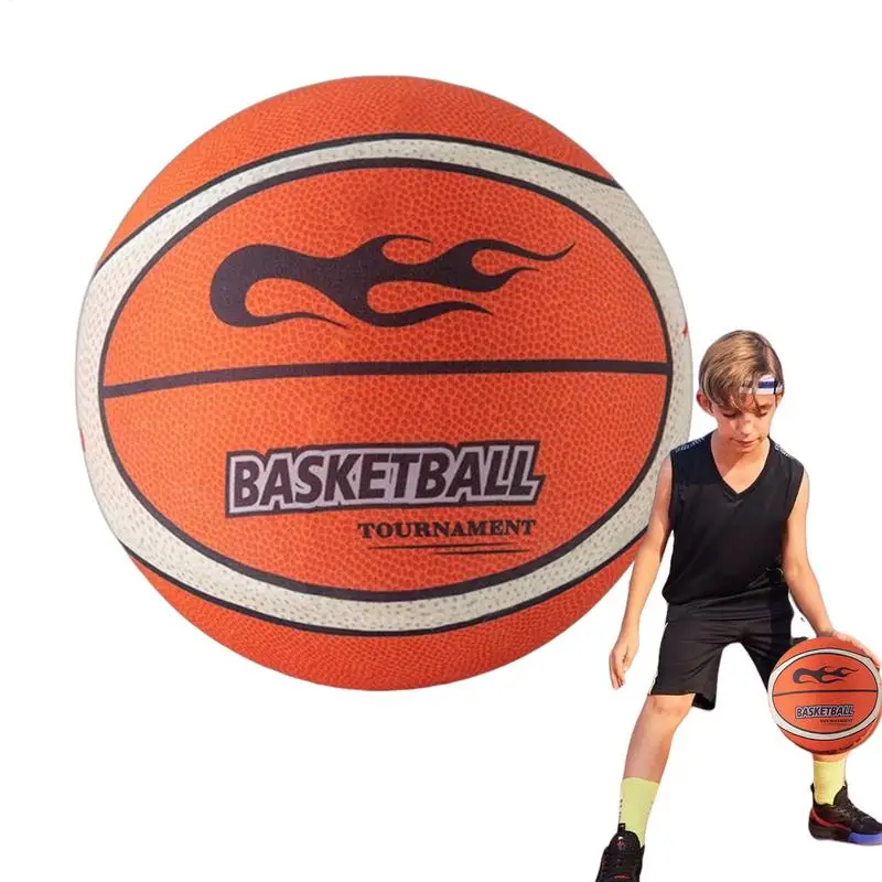 Quiet Basketball Mute Basketball Low Noise Indoor Training Ball Highly Elastic Practice Ball for Indoor Outdoor Basketball Games