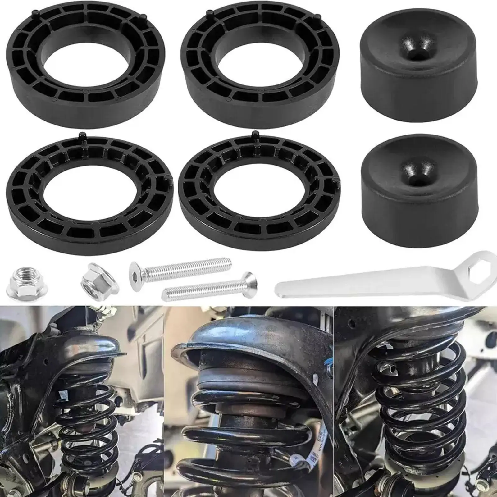 Spacer Leveling Kit High Performance Spare Parts Premium Easy to Install Accessories 1155300 Replaces for Jeep Jt Gladiator