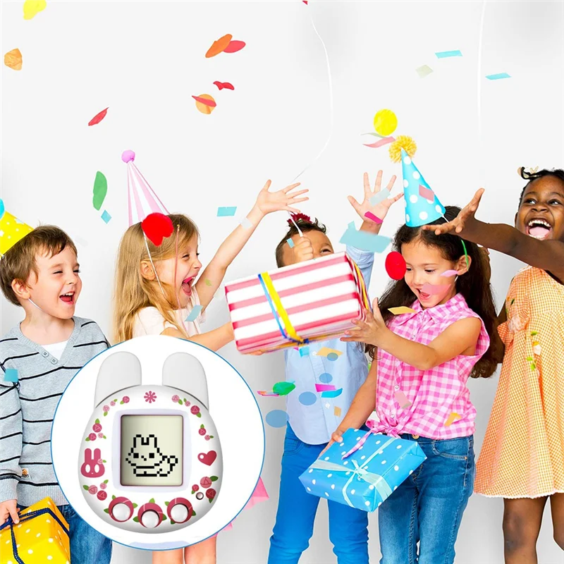 B49B-Handheld Retro Virtual Pet Machine Spielkonsole Elektronisches digitales Haustier für Kinder Kinder