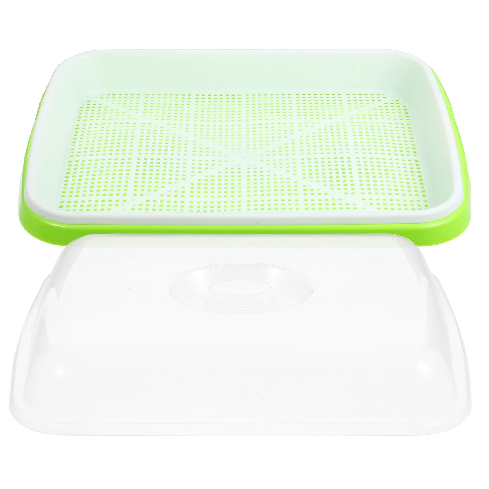 

Sprouting Tray Germination Kit for Bean Wheatgrass Mung Growing Trays Lid Container Soil Free Set Vegetable