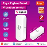 Tuya Zigbee Smart Vibration Sensor Detection Shock Alarm Smart Life APP Notification Real-Time History Record Smart Home