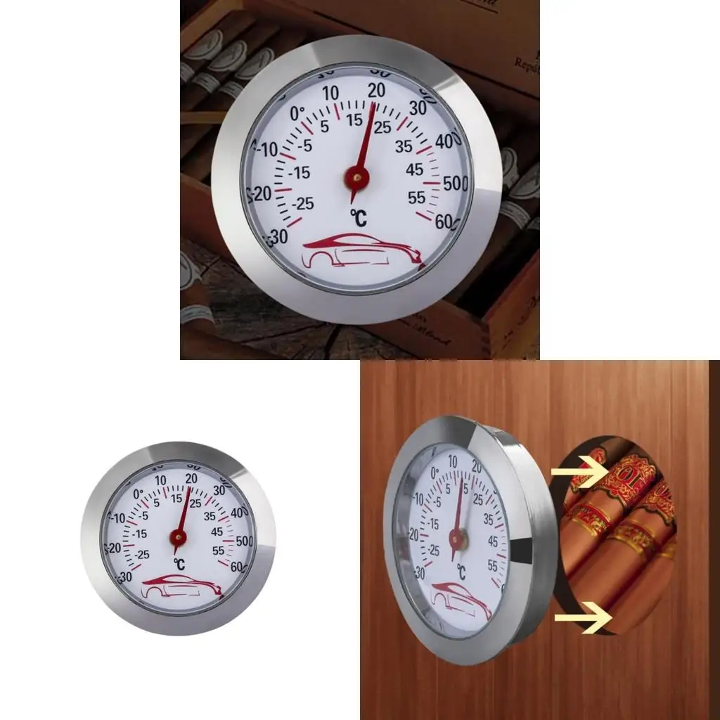 Car Thermometer -30 to 60℃ Embedded Temperature Testing Gauge Meter