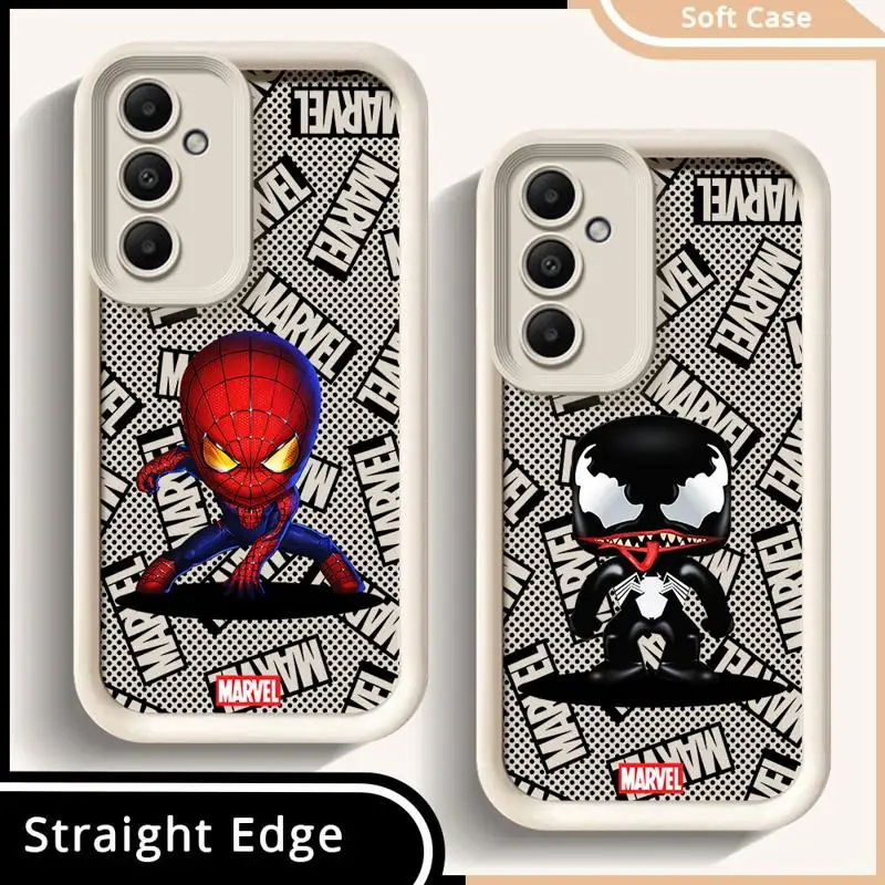 Phone case for Samsung Galaxy A55 A52 A33 cases A24 A15 A12 A23 A22 5G A54 A52s A53 A14 funda Cover Marvel Super Iron Man Cool