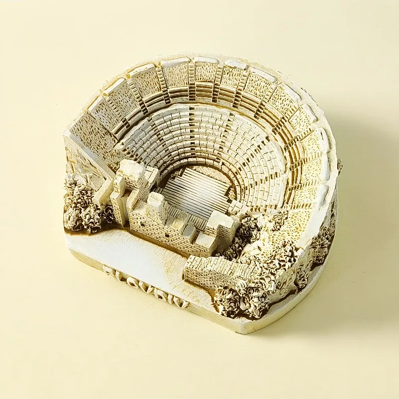 Plovdiv Bulgaria 3D Resin Handicraft Souvenirs Building Desktop Ornament Indoor Table Home Decoration Gift Collection