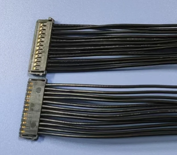 5040511201 Wire harness, Black Wires, MOLEX Pico Lock 1.50mm Pitch 504051-1201, 12P