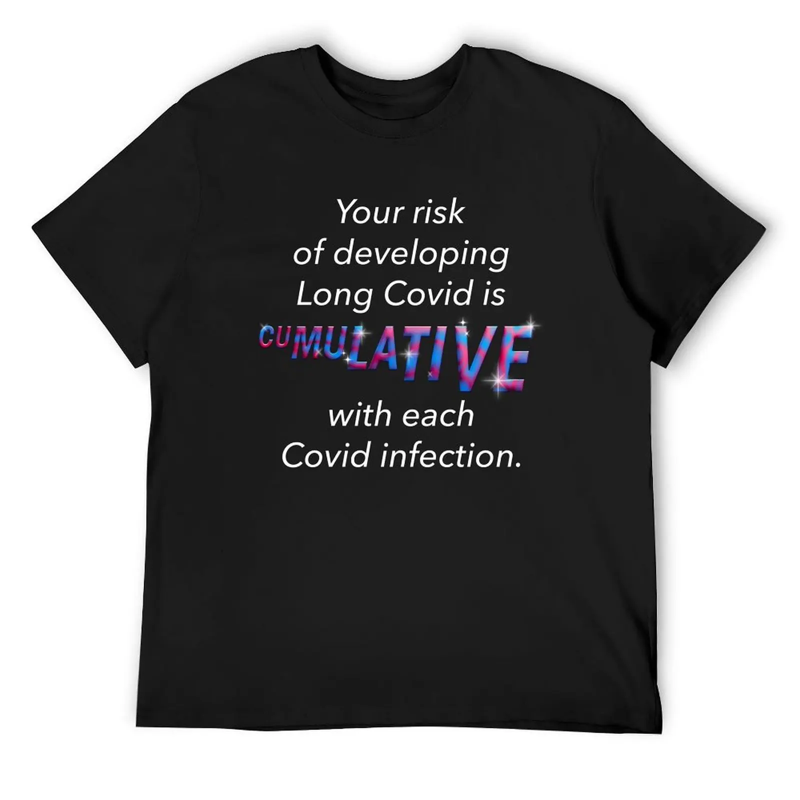 

Your risk of developing Long Covid is CUMULATIVE T-Shirt