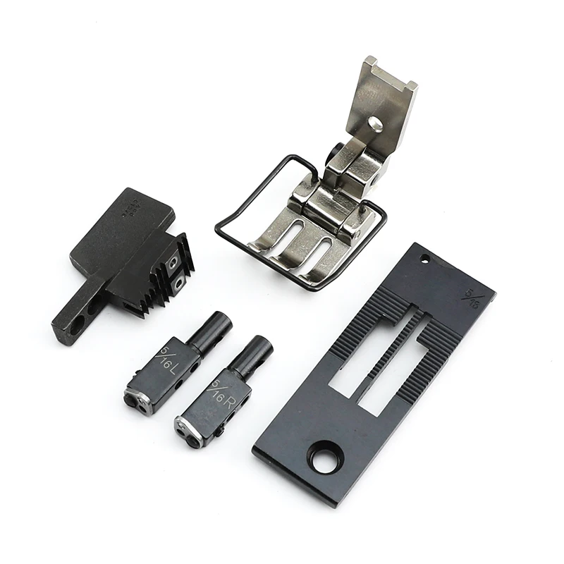 LH-3568A-7 Gauge Set For JUKI LH-3588A-7 Industrial Double Needle Sewing Machine Under Trimmer Type 1/8'' 3/16'' 1/4''